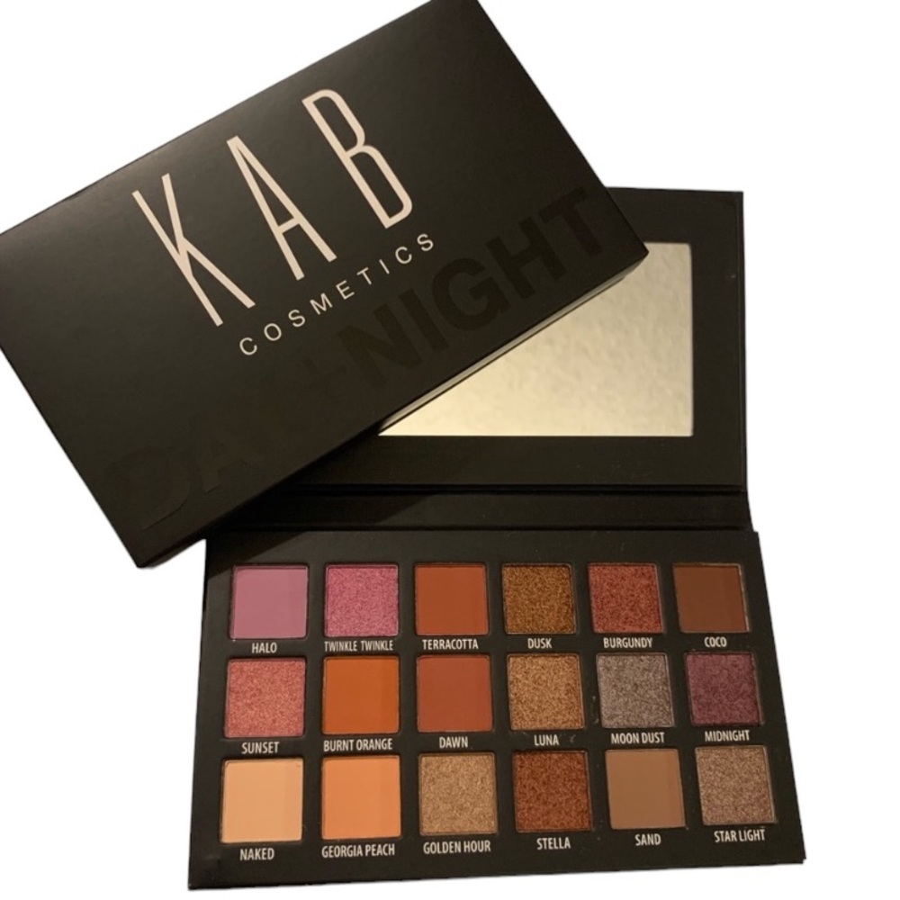 New KAB Cosmetics Eye Shadow Palette Day + Night